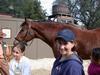 Christy found the only horse in Disneyland!  She kept saying lets see if THAT horse is still there!