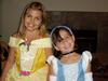 Meagan and Alyssa were playing princess dressup while Alyssa stayed at Julie's house.