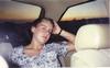 Driving around on a hot desert evening. Christy was complaining about the heat in July of 1991